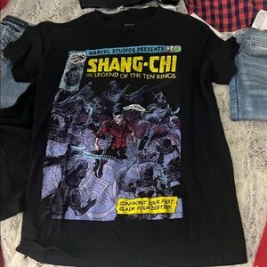 Marvel Shang-Chi Black and Blue Graphic Tee